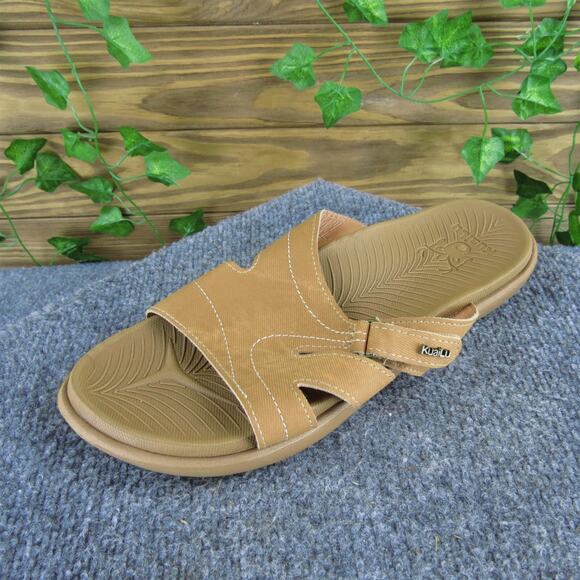 Kuailu‎ Women's Slide Brown Synthetic Sz 42 Medium Gently Used 2025 - Picture 1 of 6